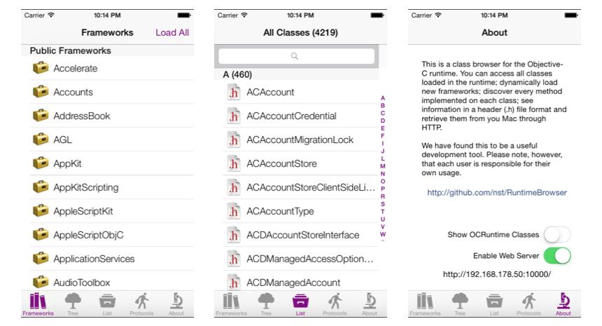 iOS10-Runtime-Headers及导出方法